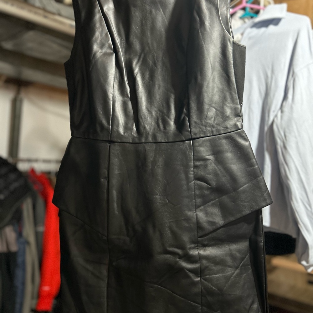 BCBGeneration Black Faux Leather Apparel